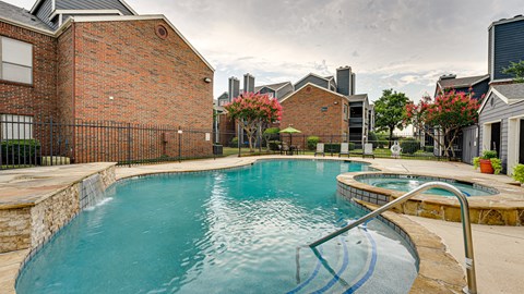 Hot Tub And Pool at Wilson Crossing, Cedar Hill, Texas